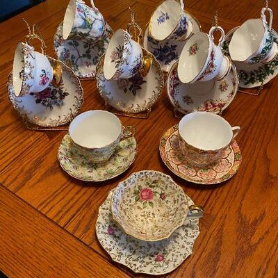 Fine Bone China Cups and Saucers