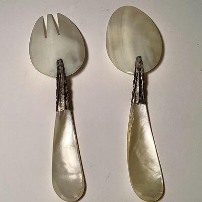 Mother Of Pearl Spoon & Fork