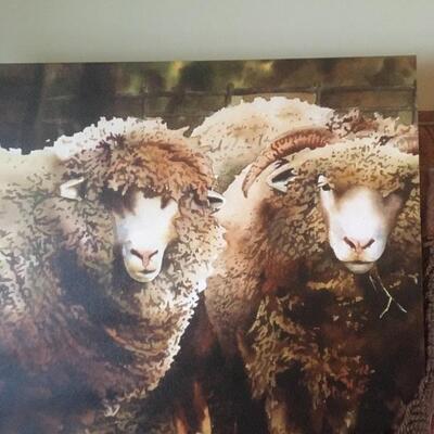 Large Sheep Farm Print