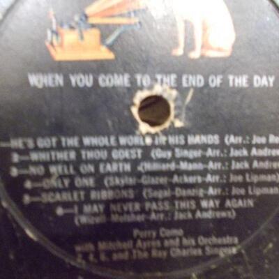 Albums by Errol Garner and Perry Como