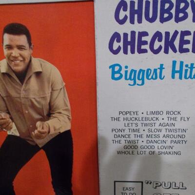 Lot of two albums by Chubby Checkers