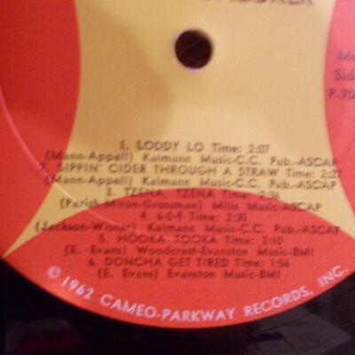 Lot of two albums by Chubby Checkers