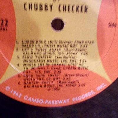 Lot of two albums by Chubby Checkers
