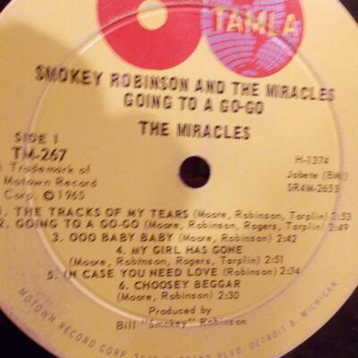 Lot of Albums by Smokey Robinson and the Miracles, and The Temptations