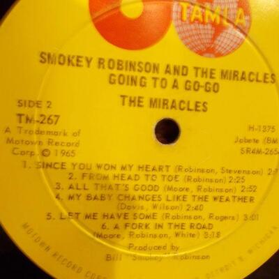 Lot of Albums by Smokey Robinson and the Miracles, and The Temptations