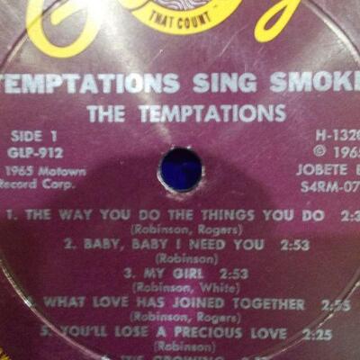 Lot of Albums by Smokey Robinson and the Miracles, and The Temptations