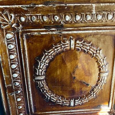 Antique ceiling tin art 