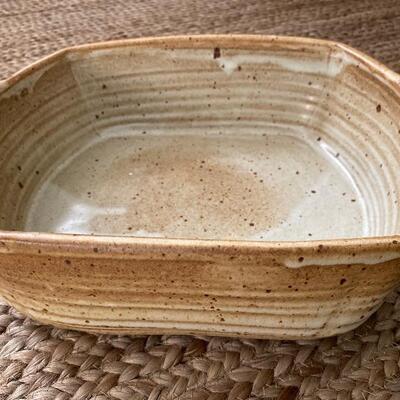 Midcentury handmade pottery signed 