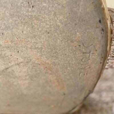 Midcentury handmade pottery signed 