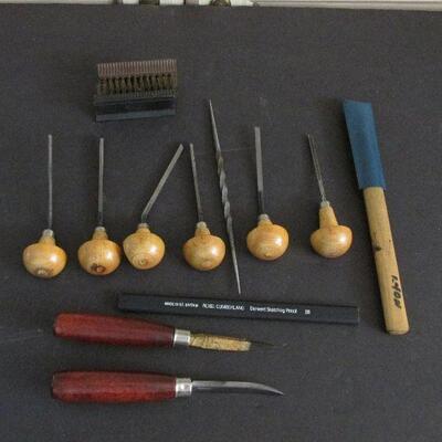 Lot 26- E.C. Lyons Printmaking Engraving Tools