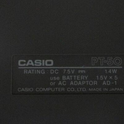 Lot 28- Casio PT-50 Electric Keyboard