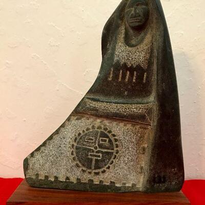 Pueblo Stone Carving By Raynard Shack