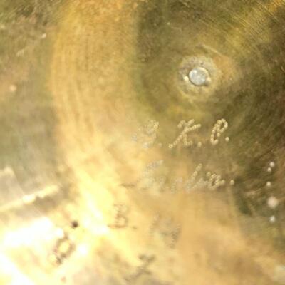 Antique Brass Candle Holder From India