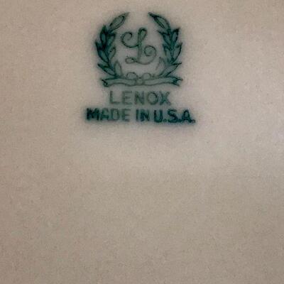 Lenox Decorative Plate With Sterling Border