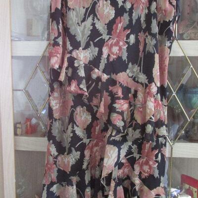 Lot 46- Chaps Floral Skirt
