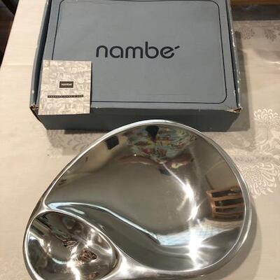 LOT 281 Nambe Metal Shrimp & Sauce Bowl