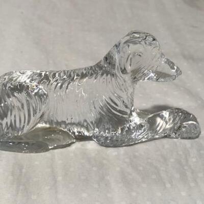 LOT 282 Waterford Crystal Wolfhound Figurine