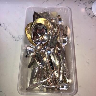 LOT 301 Assorted Silver Plate