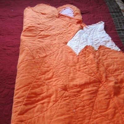 Blanket - fox rag trim