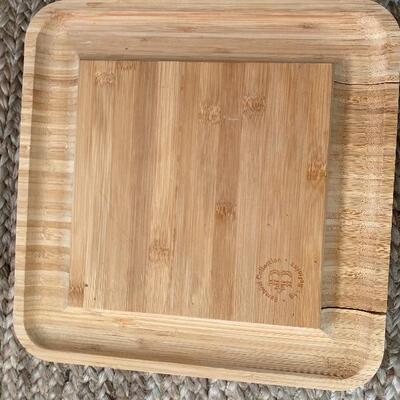 Bamboo charcuterie cheese cutting board 