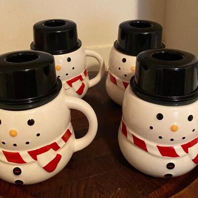 Four St. Nicholas Yuletide Snowman Mug