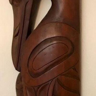 Wooden Carving Of Bird