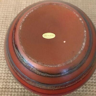 Small Glazed Japanese Vase