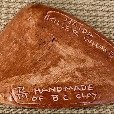 Haida Killer Whale Made Of BC Clay