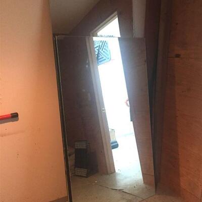 Two Large Mirrors - 34"X60" and 30"X78" (sold together)