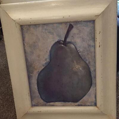 25% OFF LISTED PRICE! Pair of Beautifully Framed Pear Prints