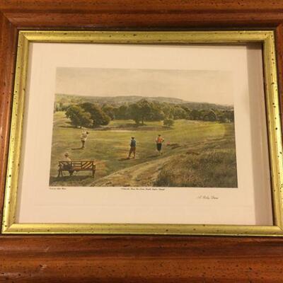 25% OFF LISTED PRICE!   2-Golf Prints: titled 