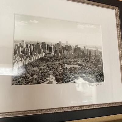 Four framed photographs NYC scenes 