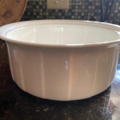 White baking ware table server dishes 