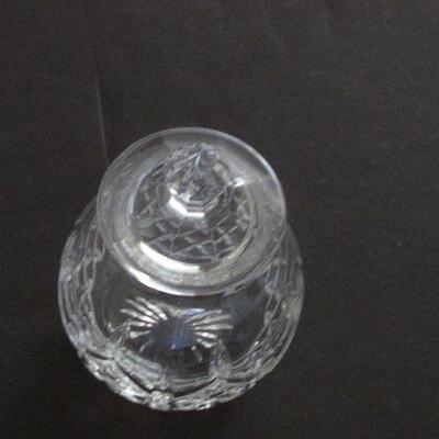 Lot 66- Waterford Lismore Honey Pot with Lid
