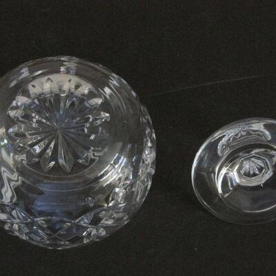 Lot 66- Waterford Lismore Honey Pot with Lid