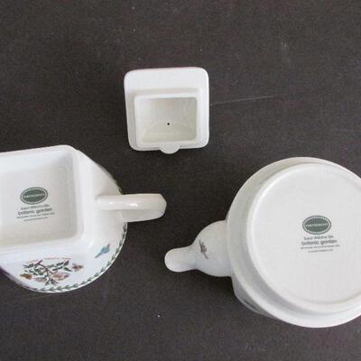 Lot 71- Portmeirion Botanic Garden Two Part Teapot and Cup