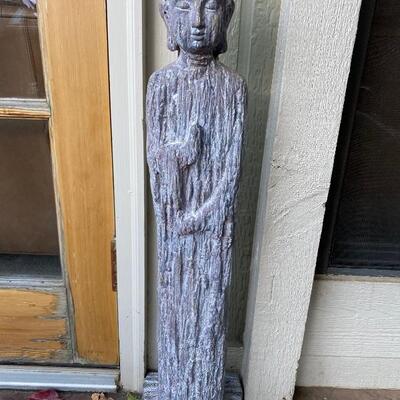 Tall clay buddha