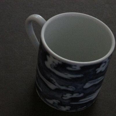 Lot 78- Mottahedah Porcelain Blue Rabbit Cup