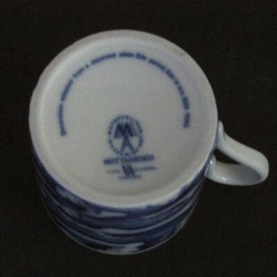 Lot 78- Mottahedah Porcelain Blue Rabbit Cup