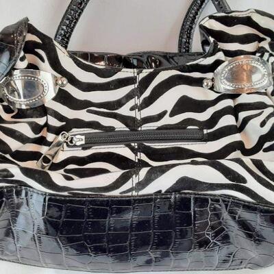 Zebra Striped Purse