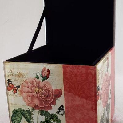 Rose Covered Glass Box