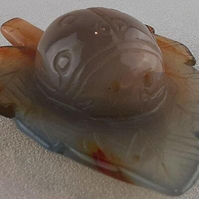 Carved Stone Ladybug