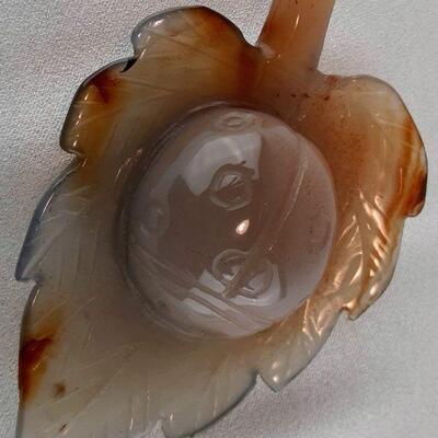 Carved Stone Ladybug