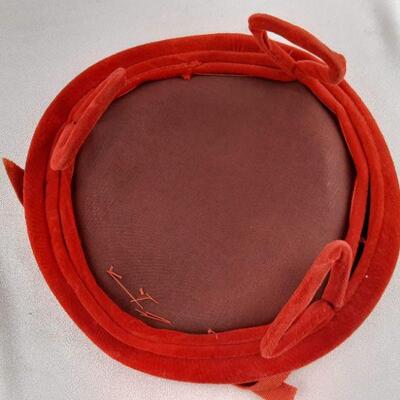Orange Vintage Hat