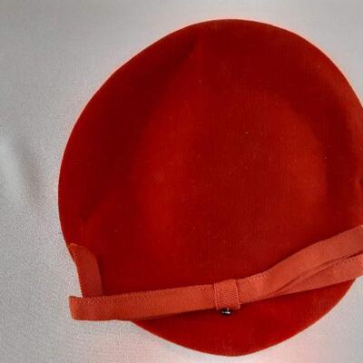 Orange Vintage Hat