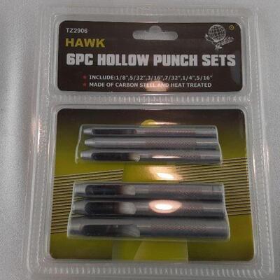 6 piece Punch Set