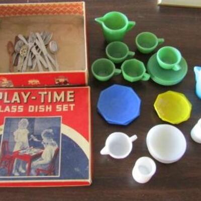 vintage play dishes