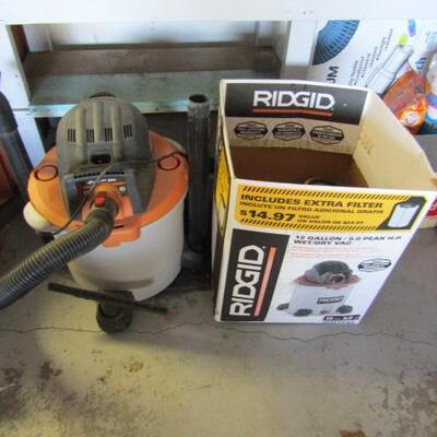 Lot 14 Ridgid 12 Gallon Shop Vac Estatesales Org