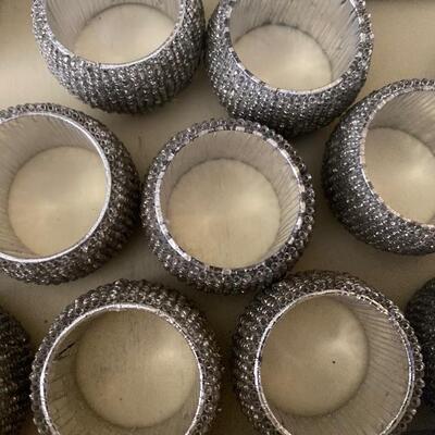 Beaded luxe napkin rings