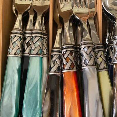 Bugatti Italian designer flatware service for 12